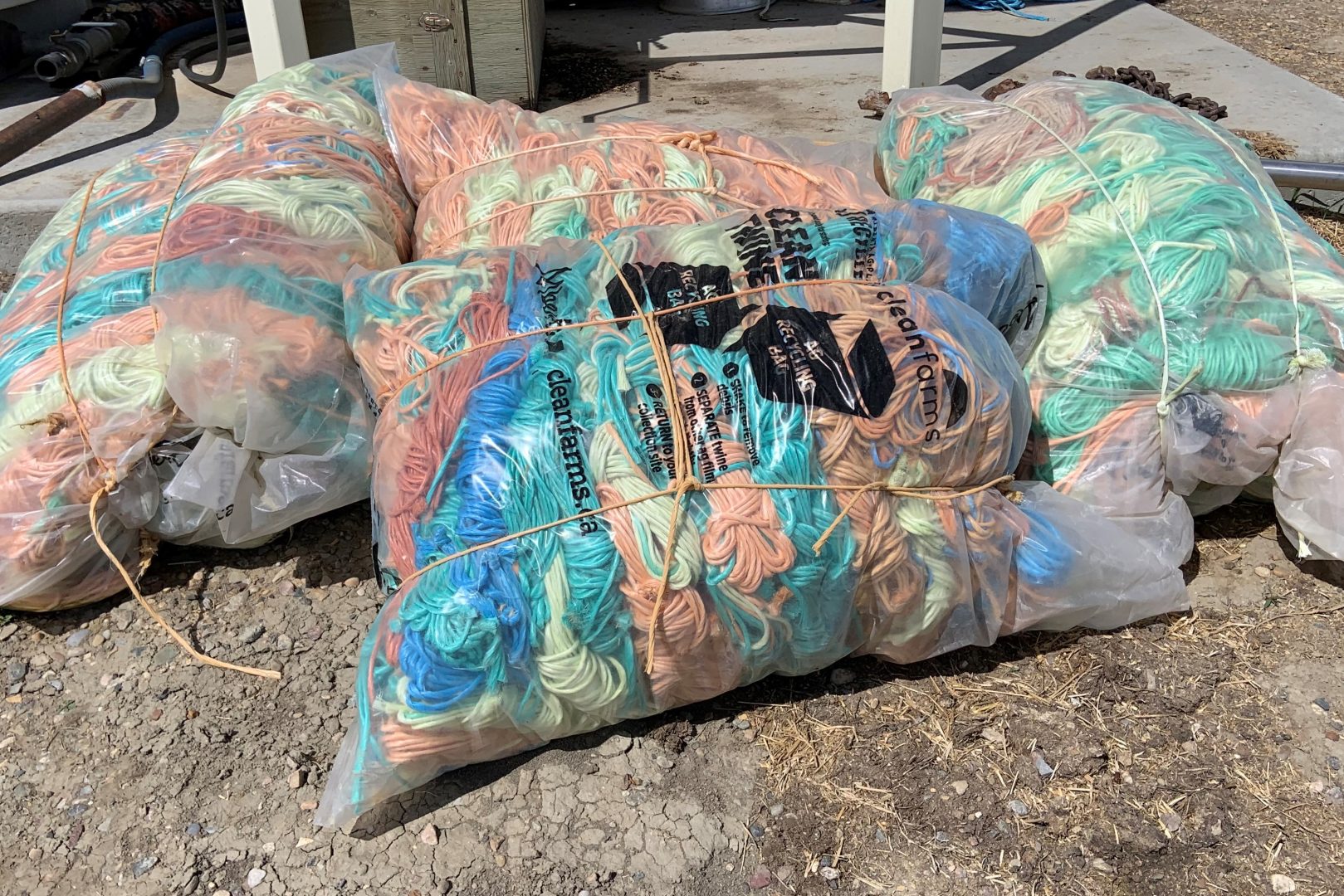 Twine it’s one of the easiest ag plastics to recycle. Really